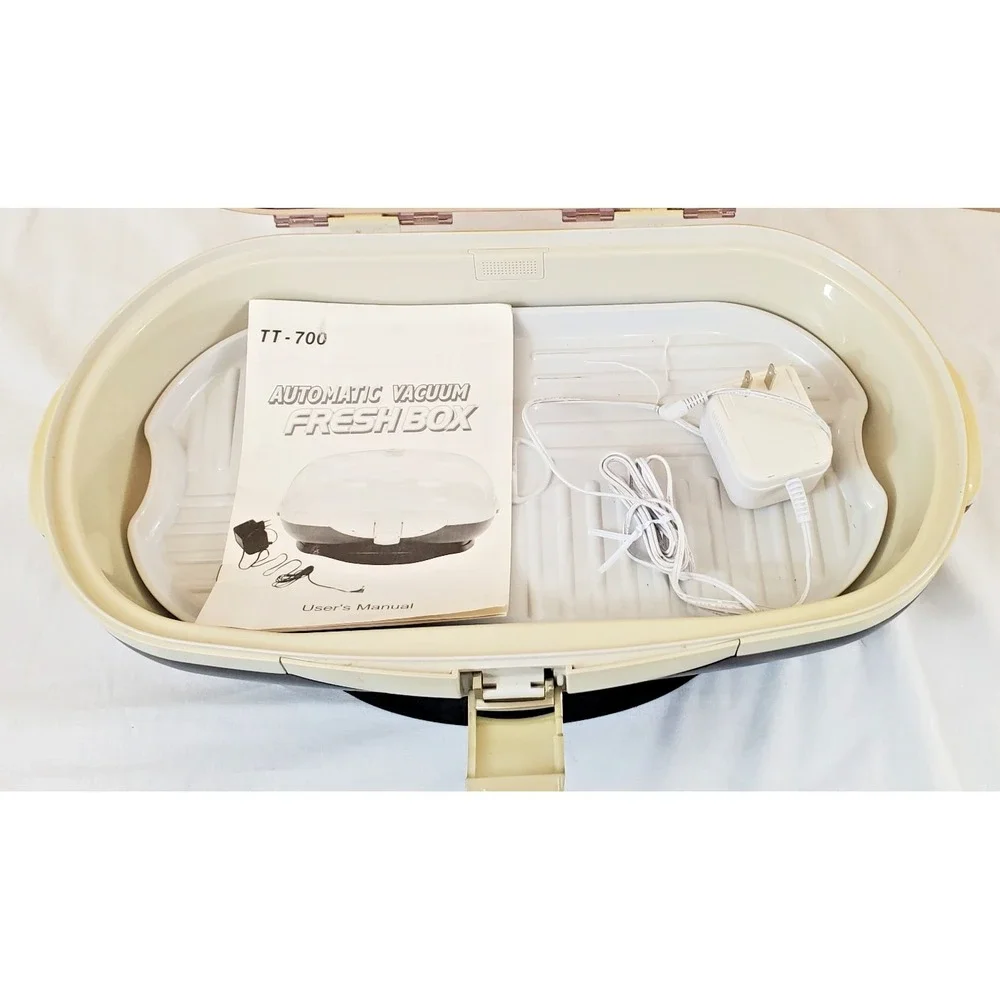 Automatic TT‑700 Automatic Vacuum Fresh Box Food Storage Saver System & Adapter